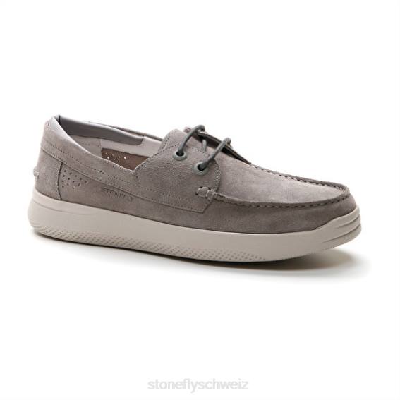 CH Stonefly Männer Custer 12 Velours Schuhe Holzkohle R4R0314