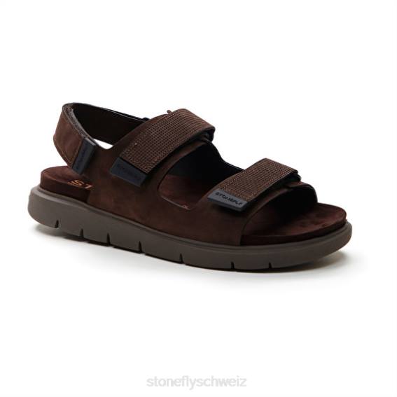 CH Stonefly Männer Hydra 2 Nabuk/Nabuk-Druck Sandalen 02z R4R0361