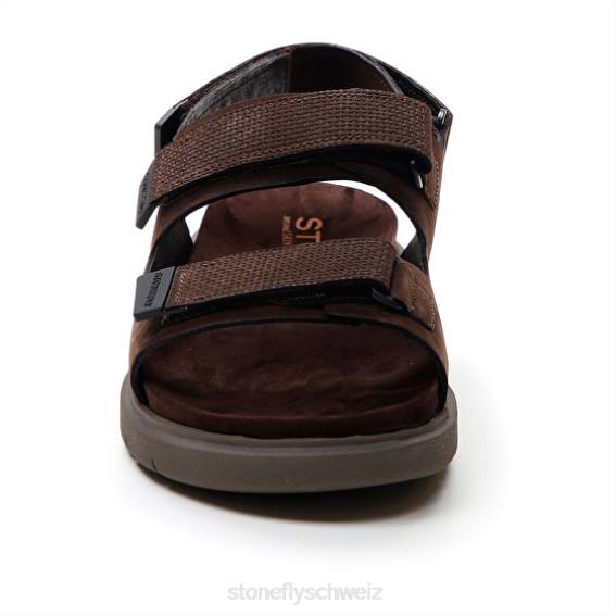 CH Stonefly Männer Hydra 2 Nabuk/Nabuk-Druck Sandalen 02z R4R0361