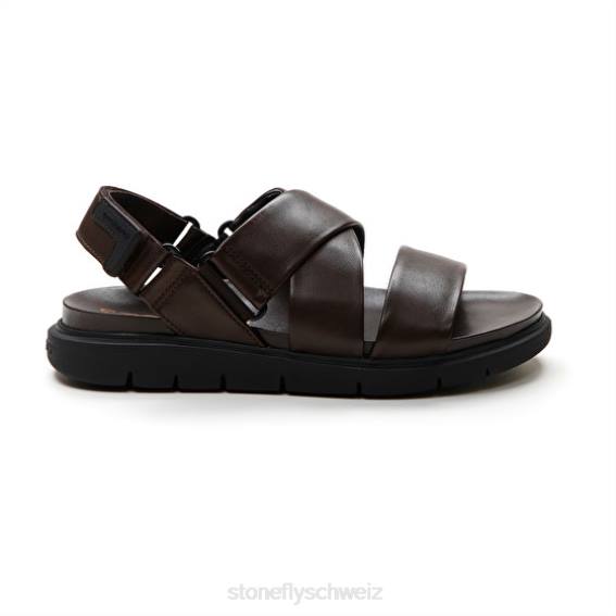 CH Stonefly Männer Hydra 3 Nappa lth Sandalen dunkelbraun R4R0360