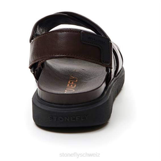 CH Stonefly Männer Hydra 3 Nappa lth Sandalen dunkelbraun R4R0360