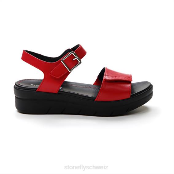 CH Stonefly Frauen Aqua III 2 Nappa Sandalen Tangorot R4R0153