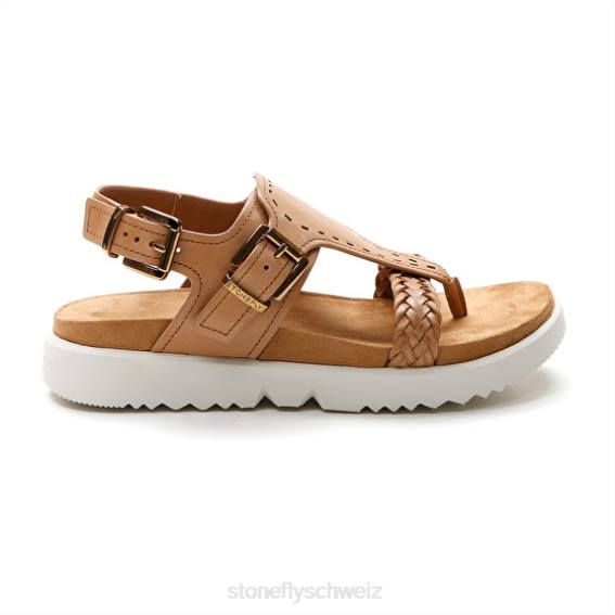 CH Stonefly Frauen Riva 13 geprägtes V./Wadenleder Sandalen 49 R4R0170