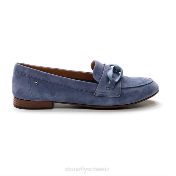 CH Stonefly Frauen Adel 3 Ziegenwildleder Schuhe Blau R4R017