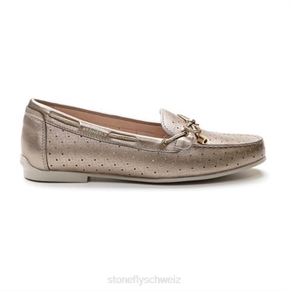 CH Stonefly Frauen capri iii 1 laminiert lth Schuhe metallisches Sprudeln R4R012