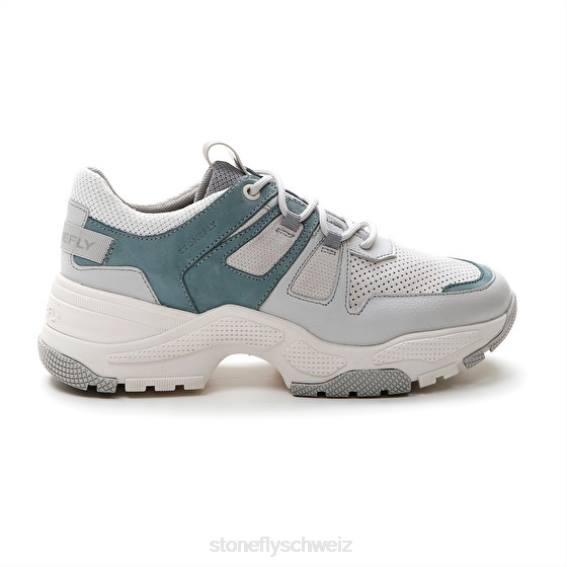 CH Stonefly Frauen Futura 10 Nappaleder/Nabuk/Velours Schuhe Blau R4R048
