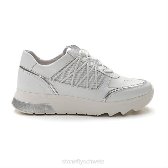CH Stonefly Frauen Spock 34 Nappaleder/Textil Schuhe Weiss R4R058