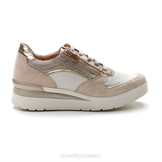 CH Stonefly Frauen creme 40 Velours/Textil/kaschiert lth Schuhe Ziegenbraun R4R085