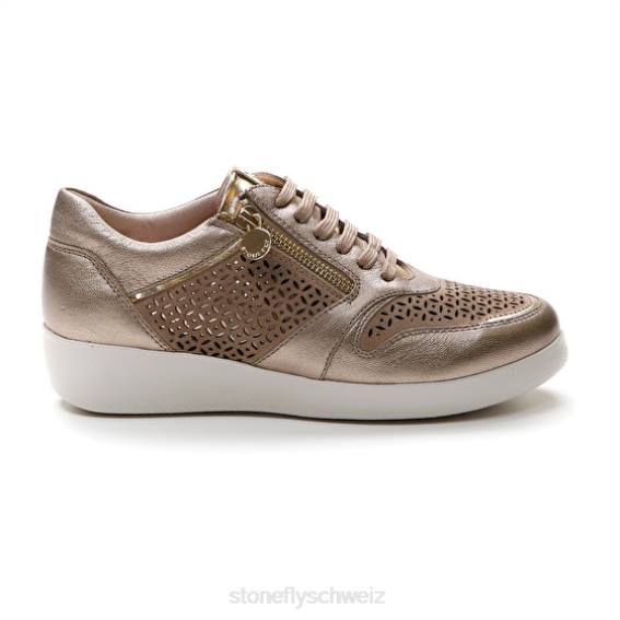 CH Stonefly Frauen paseo iv 27 laminiert links/velours Schuhe Sekt R4R0100