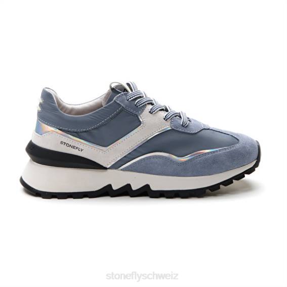 CH Stonefly Frauen simply lady 4 velours/textil Schuhe Blau R4R038