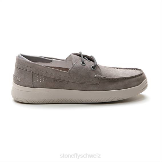 CH Stonefly Männer Custer 12 Velours Schuhe Holzkohle R4R0314
